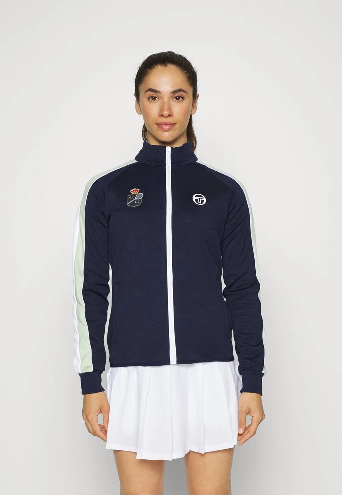 Sergio Tacchini MC STAFF WOMAN TRACKTOP - Training Jacket - Navy/white 1 Sergio Tacchini MC STAFF WOMAN TRACKTOP - Training Jacket - Navy/white