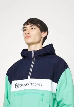 Sergio Tacchini ANORAK - Windbreaker - Night Sky/biscay Green -Sergio Tacchini Sales f1366b5afc3e4377830e1057372db58c