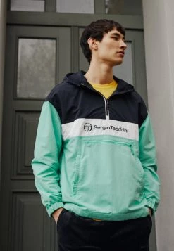 Sergio Tacchini ANORAK - Windbreaker - Night Sky/biscay Green -Sergio Tacchini Sales f166453697ea4dd9acfe01d0d27adb42