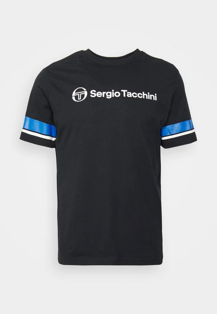 Sergio Tacchini ABELIA - Print T-shirt - Black/lapis Blue 5 Sergio Tacchini ABELIA - Print T-shirt - Black/lapis Blue - Image 5