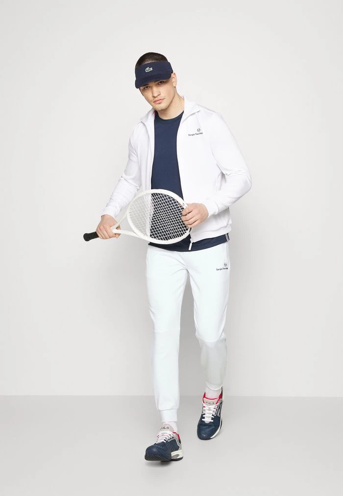 Sergio Tacchini DONET PANTS - Tracksuit Bottoms - Whit/black 2 Sergio Tacchini DONET PANTS - Tracksuit Bottoms - Whit/black - Image 2