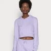 Sergio Tacchini ALINA CROPPED HOODIE - Sweatshirt - Lavender -Sergio Tacchini Sales f54ad3d1205e496a885541956996c3f7