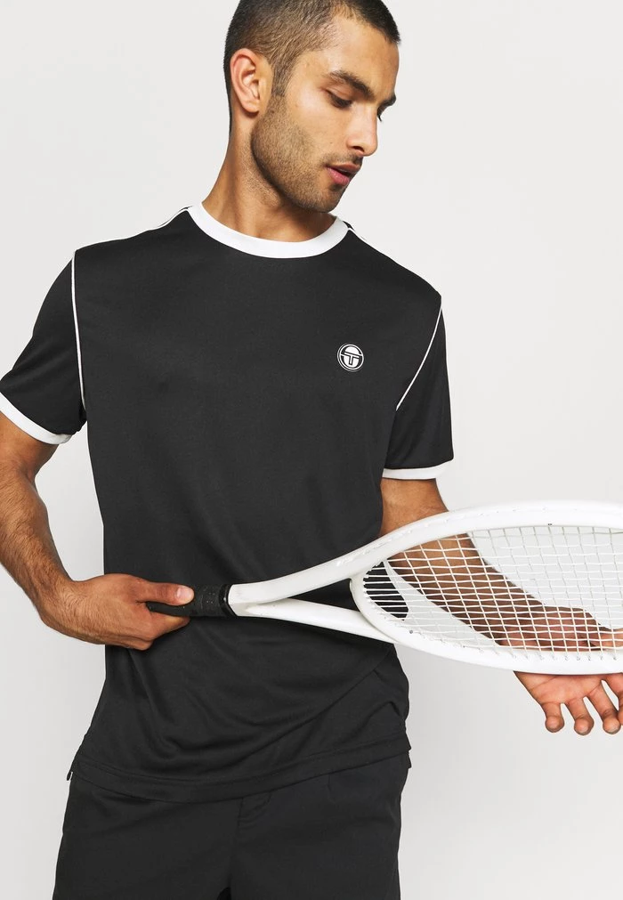 Sergio Tacchini MAN - Print T-shirt - Anthracite/blanc De Blanc 5 Sergio Tacchini MAN - Print T-shirt - Anthracite/blanc De Blanc - Image 5