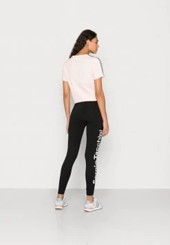 Sergio Tacchini NANGA - Leggings - Trousers - Black/white -Sergio Tacchini Sales fd97a294925c4c57823da455a966f25a